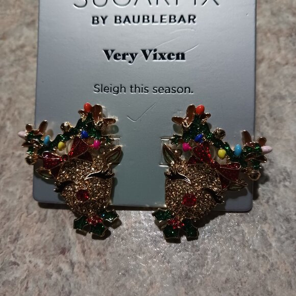 Sugarfix by Baublebar Christmas earrings - Picture 3 of 3